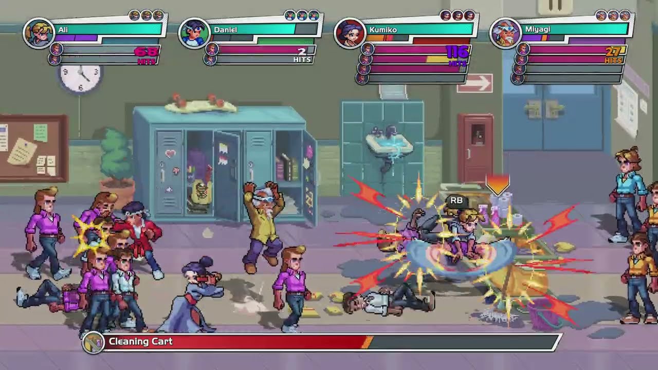 Karate Kid: Street Rumble | 4 Player Local Co-op Gameplay | Steam