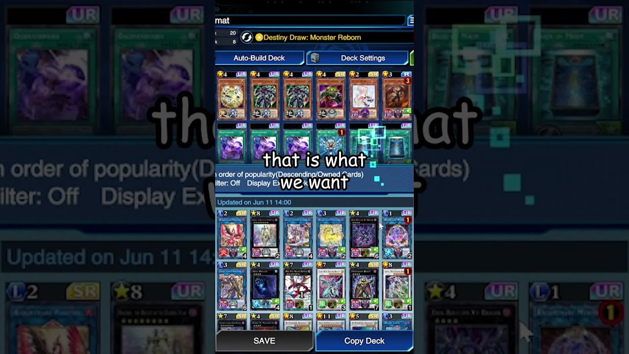 tricking my opponent into thinking i'm playing a synchro deck