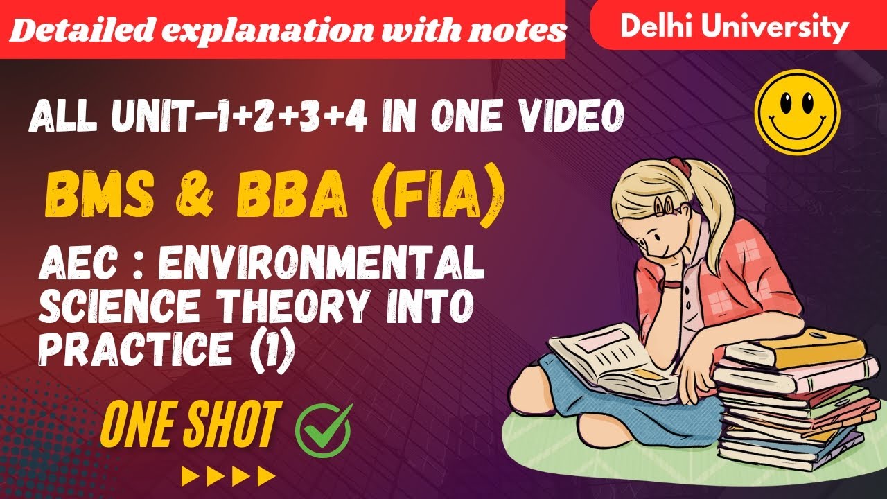 Environmental Science : Theory into practice (1) One shot by Du Survivors| All units covered | DU