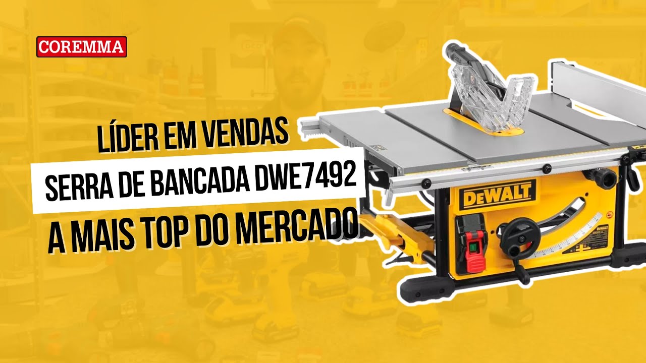Unboxing Serra de Bancada DWE7492: a mais vendida do mercado