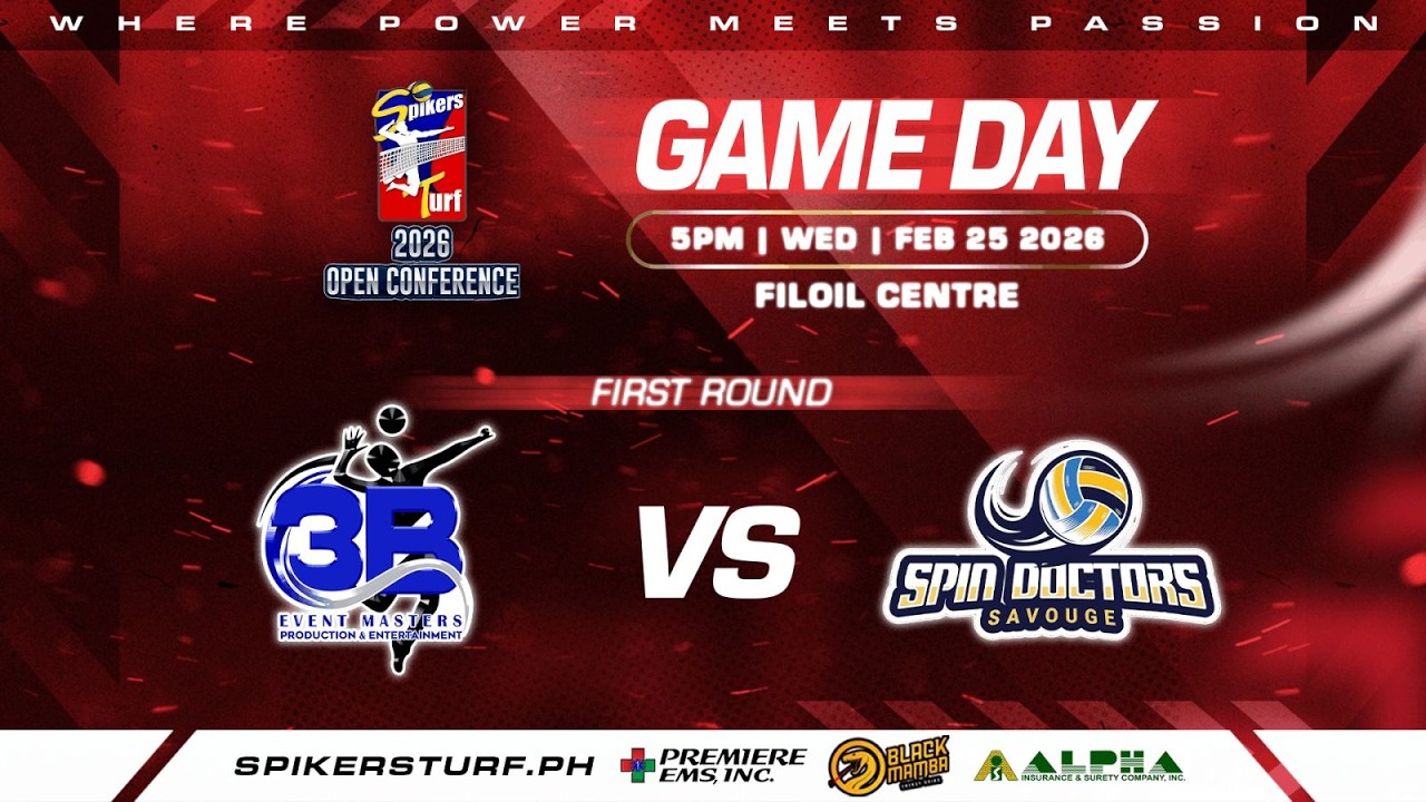 3B EVENT MASTERS vs. SAVOUGE - Full Match | First Round | 2026 Spikers' Turf Open Conference