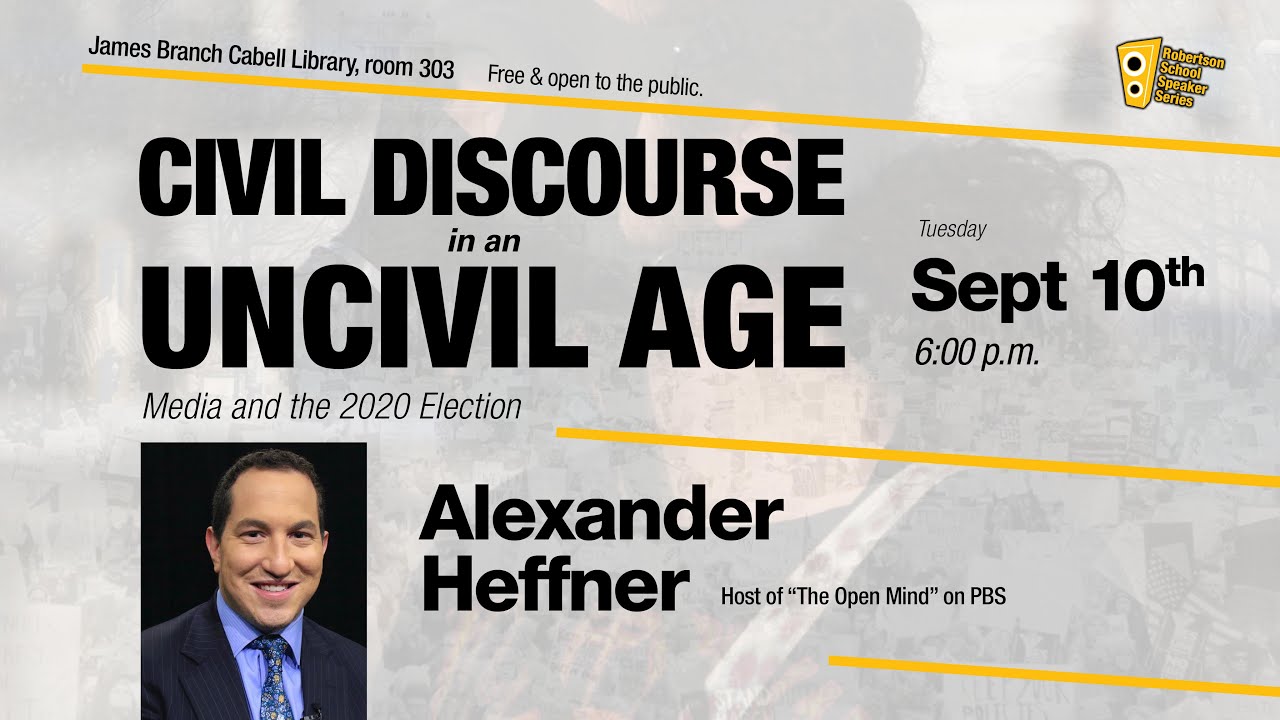 Alexander Heffner Q&A at VCU Robertson School of Media and Culture