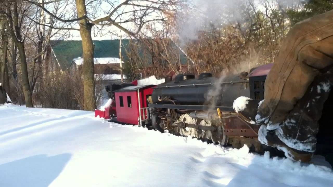 4-8-4 Northern Plowing Snow at ILS