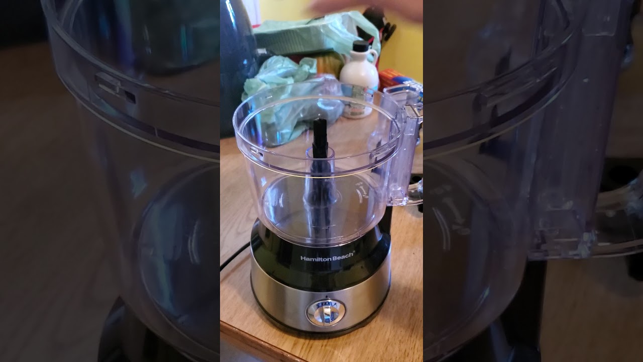 How I set up my new Hamilton Beach food processor