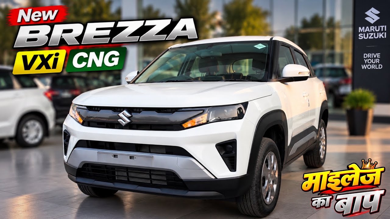 2027 New Maruti Brezza Vxi Cng Review✅Best Family Car🖤Brezza Base Model 2026✔️Brezza Facelift 2026