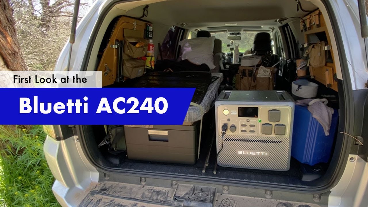 First look at the Bluetti AC240 portable power station