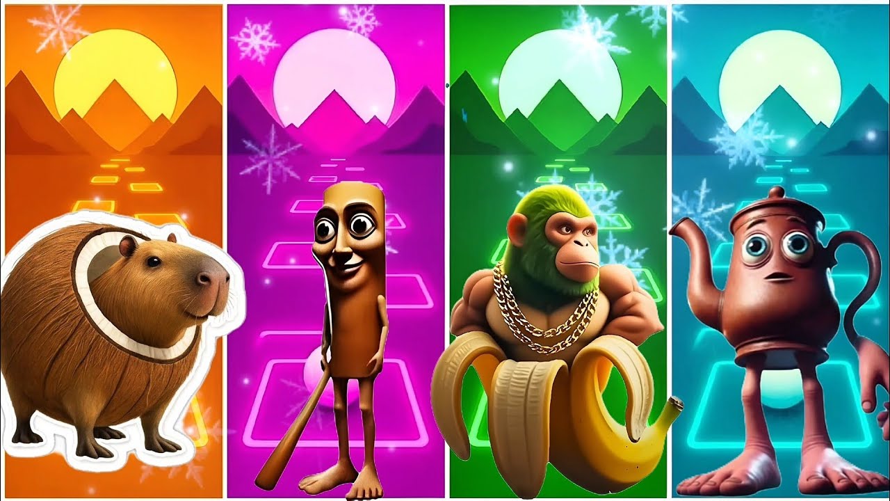 Funny 🆚 Funny tung tung 🆚 Funny tung tung sahur 🆚 Funny Shimpanzini Banani 🆚 Tiles Hop EDM Rush
