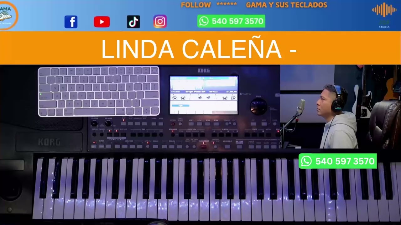 LINDA CALEÑA CUMBIA RITMOS KORG PA