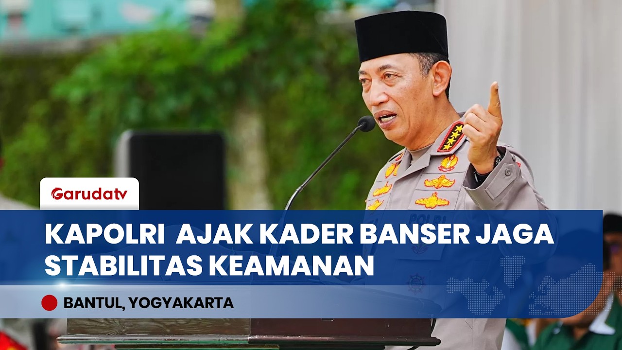 Kapolri Instruksikan Berkolaborasi dengan Banser Jaga Keamanan RI
