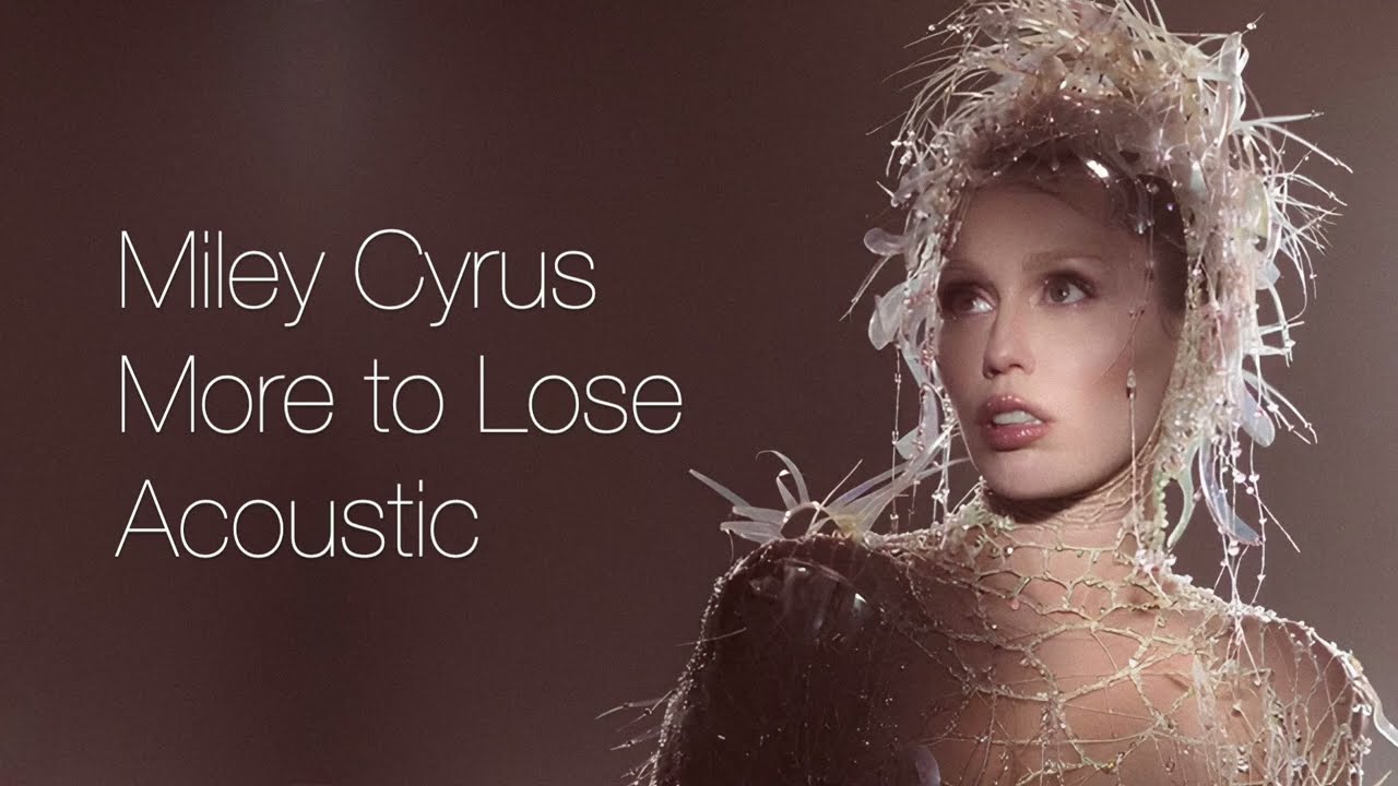 Miley Cyrus - More To Lose (Acoustic Piano Version)