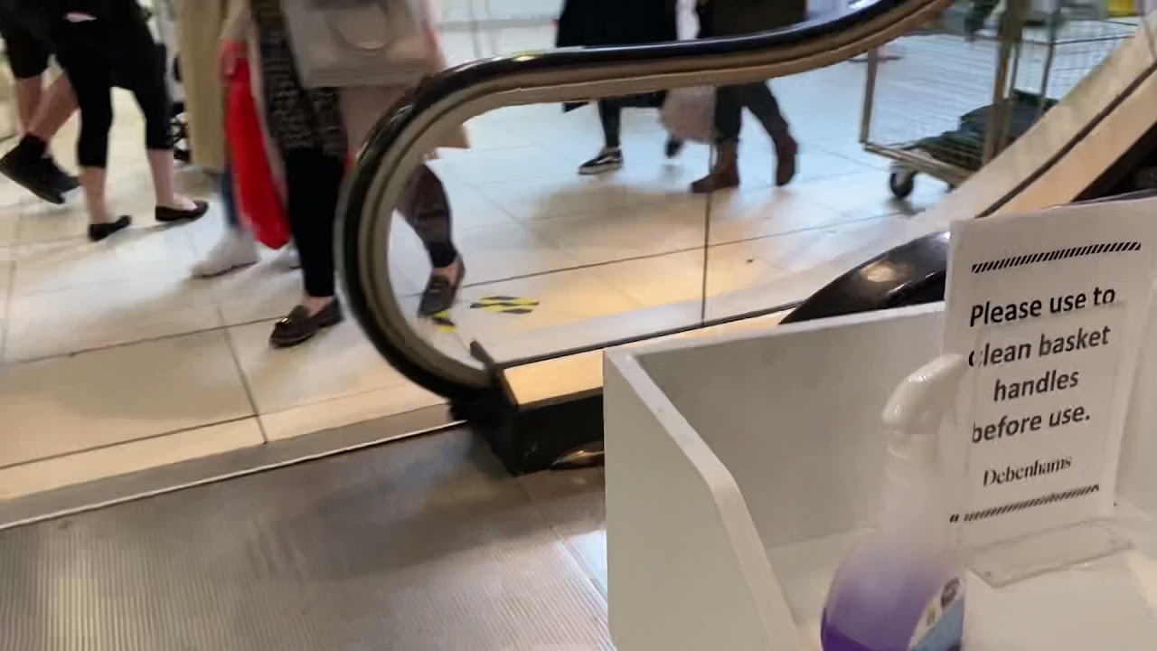 Final Ride on the O&K Escalators at Debenhams in Bristol