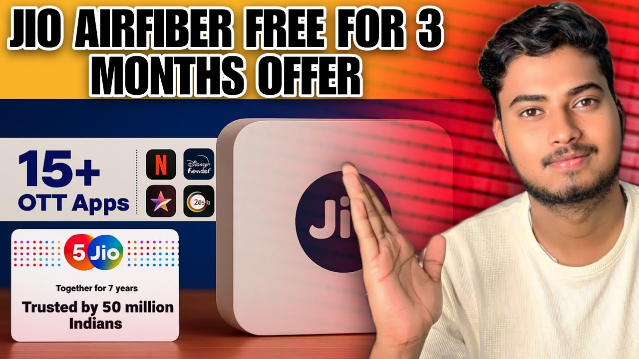 Jio Airfiber Free Trial For 90 Days | Jio Anniversary Celebration Offer #jio #jioairfiber #jiofiber 