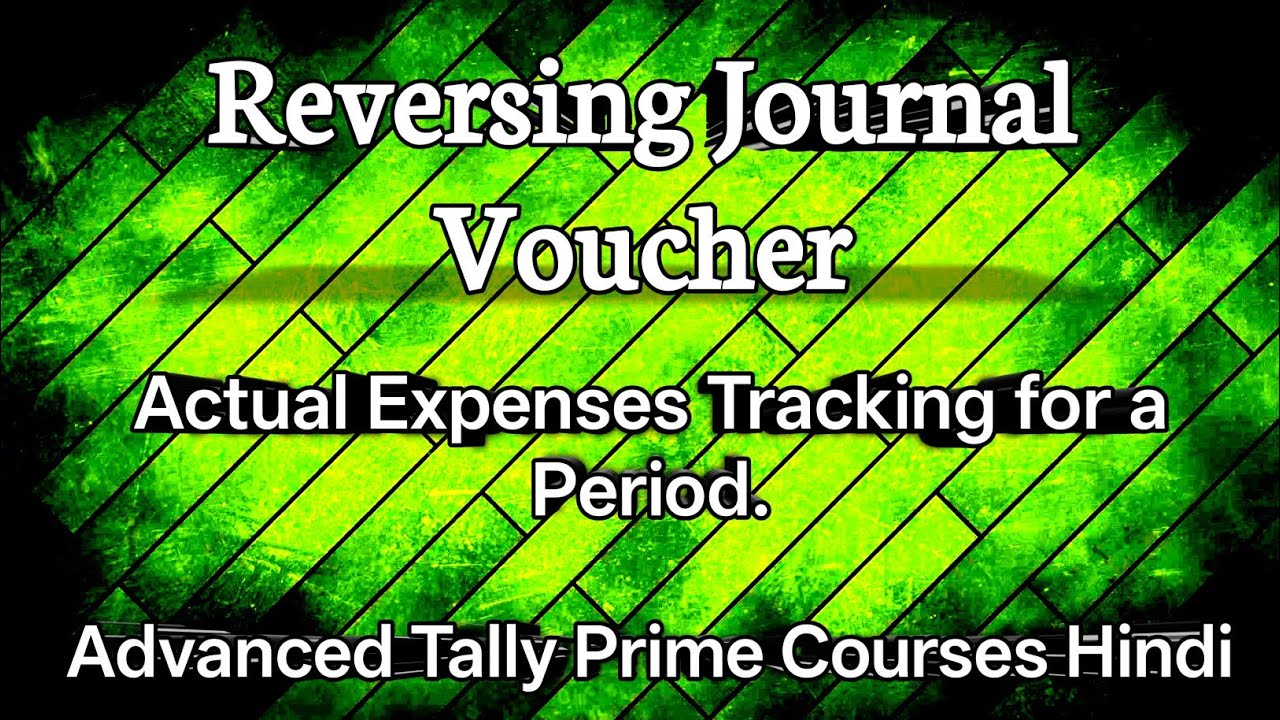 All about Reversing Journal & Pass its entry in Tally Prime.(Hindi)