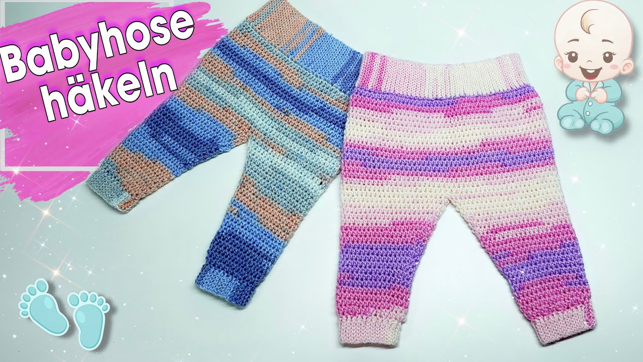 Babyhose Hose häkeln | in verschiedenen Größen