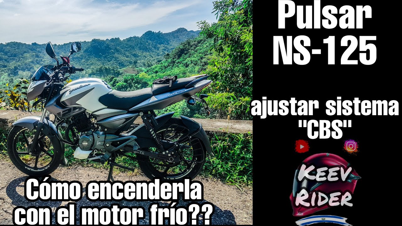 Pulsar 125 🏍 (encenderla con el Ahogador y ajustar 
