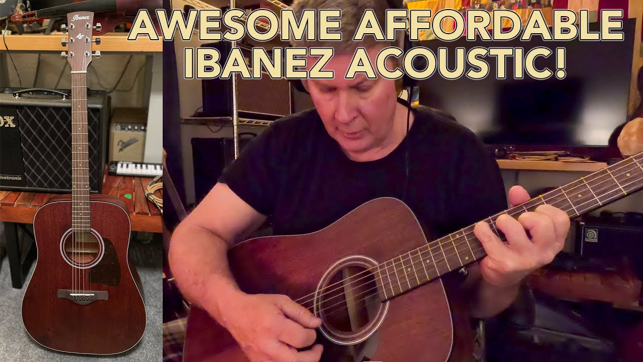 Акустическая гитара Ibanez Artwood AW54 — Open Pore Natural — обзор и примеры звучания
