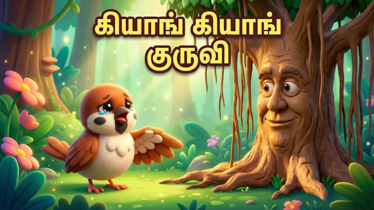 கியாங் கியாங் குருவி Tamil Kids Song | Kiyan Kiyan Kuruvi Tamil Rhymes | தமிழ் பாடல் 