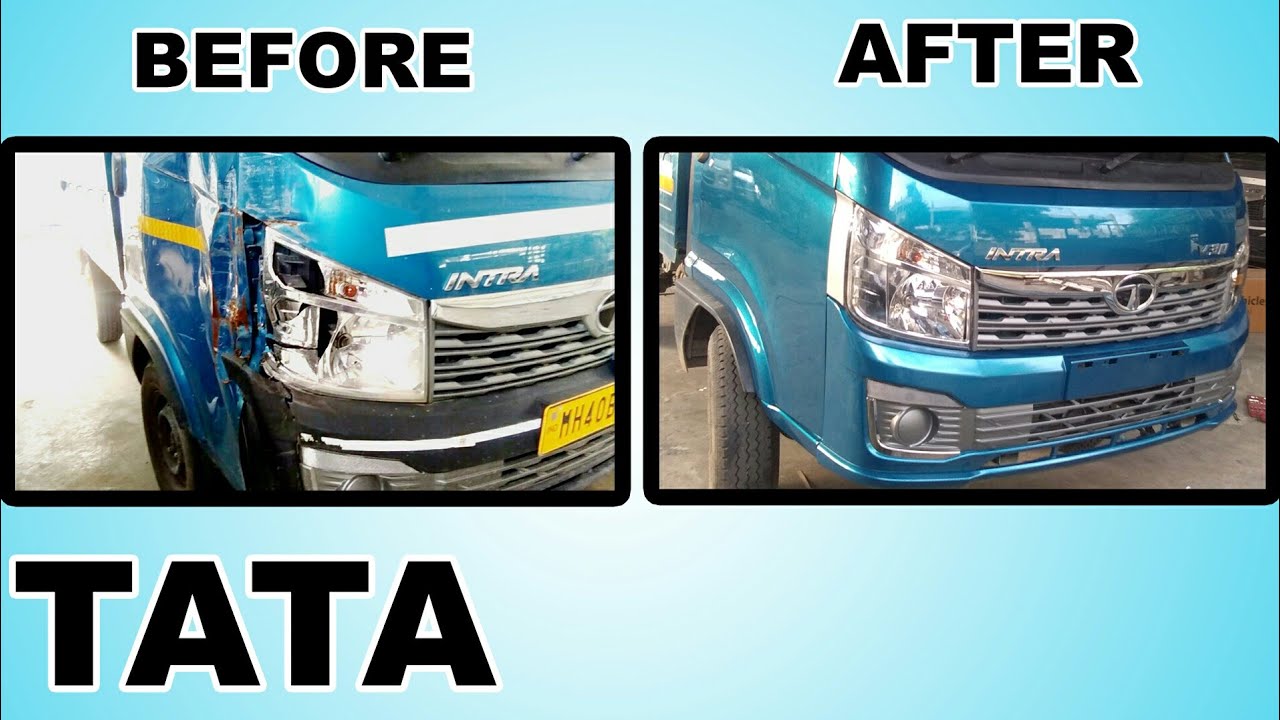 Got into on Accident ? we'll show how its repaired / TATA INTRA V 30 / Hindi /  // 2021//