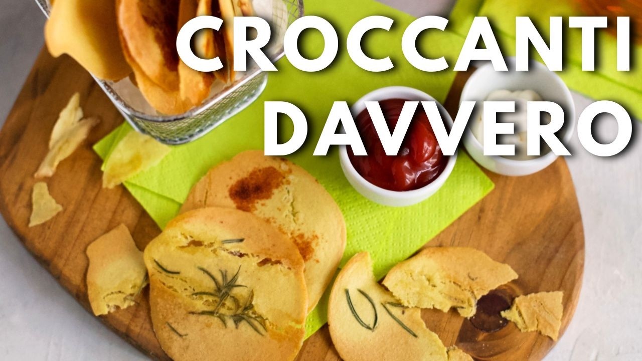Chips CROCCANTI di Ceci al Forno! Solo 3 Ingredienti e Pronte in 10 Minuti!