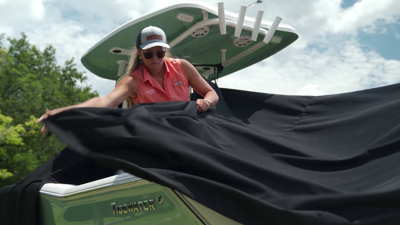 T-Top Boat Cover: Installing on a Trailer