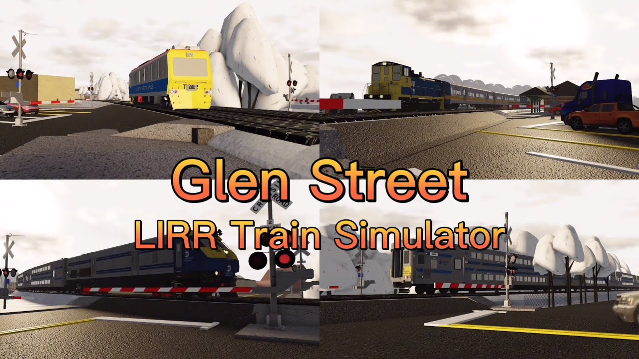 Railfanning at Glen Street - Roblox LIRR Train Simulator