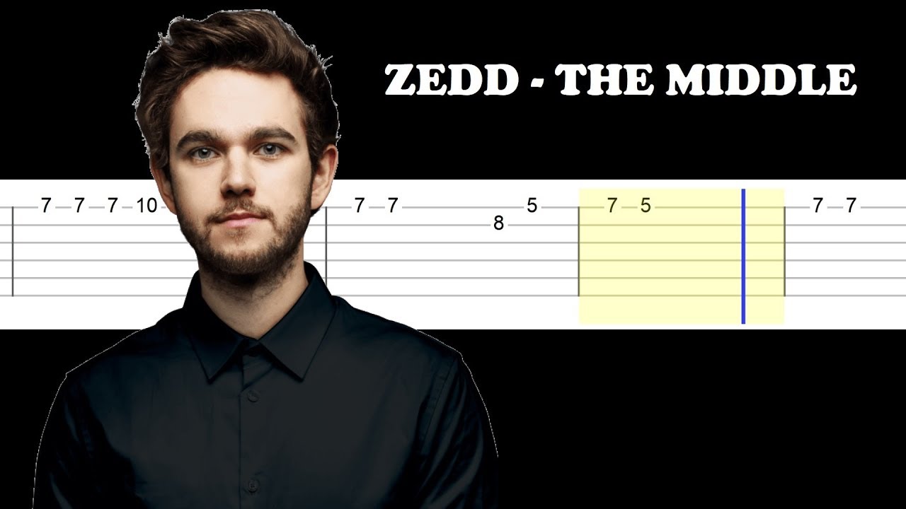 Zedd, Maren Morris, Grey - The Middle (Easy Guitar Tabs Tutorial)