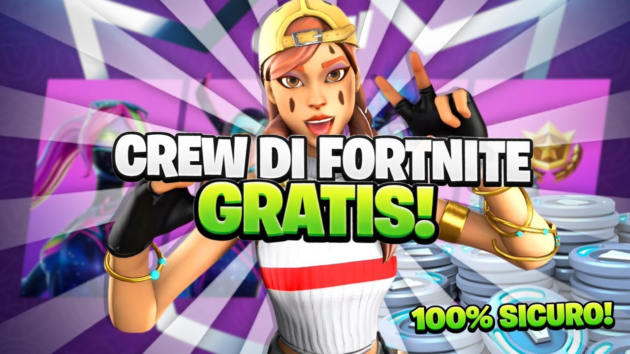 COME AVERE LA CREW DI FORTNITE GRATIS!