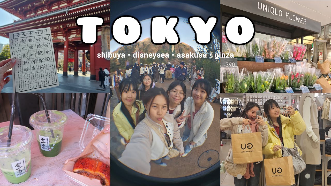 JAPAN VLOG  | season 1: tokyo 🗼🍜 shibuya, ichiran, disneysea, tokyo tower, ginza shopping, shinjuku