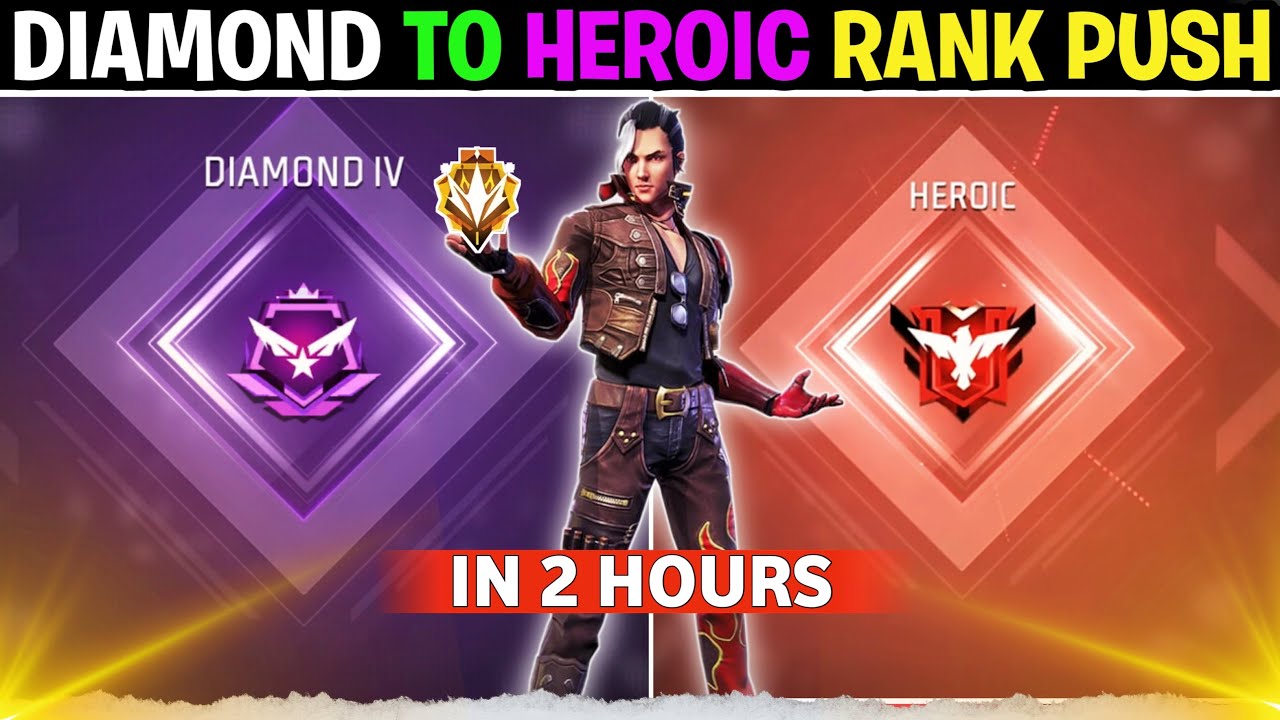 Diamond To Heroic In Cs Rank ✅ Cs Rank Grandmaster Pushing || season 23