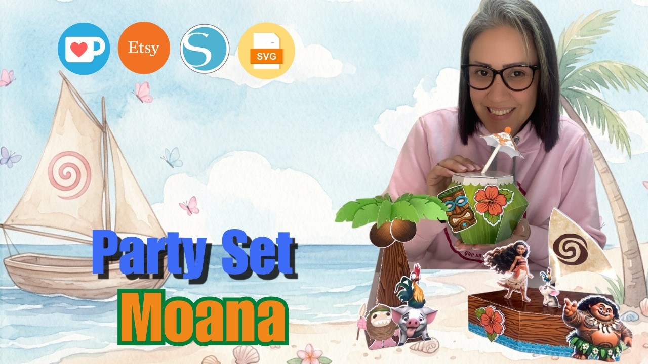 ¿Fan de Moana? Aprende a Crear esta CAJA DE DULCES ESPECTACULAR (Paso a Paso)