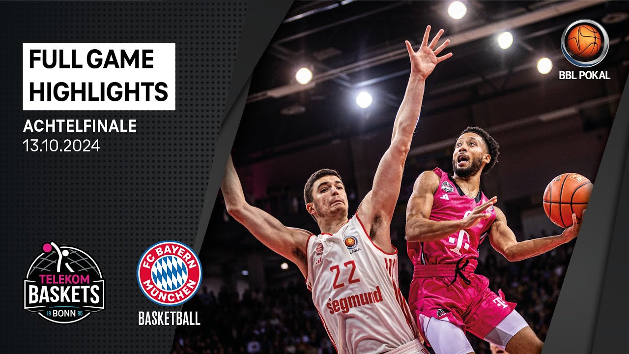 Telekom Baskets Bonn vs. FC Bayern München - Full Game Highlights - BBL Pokal Achtelfinale 24/25