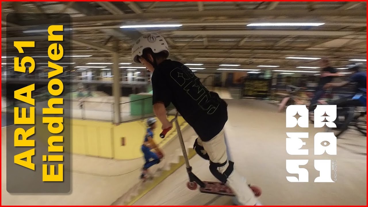 Stunt Scooter in Eindhoven - Area51 - Was für eine gigantische Halle. 2 Tage Scooter Action ...