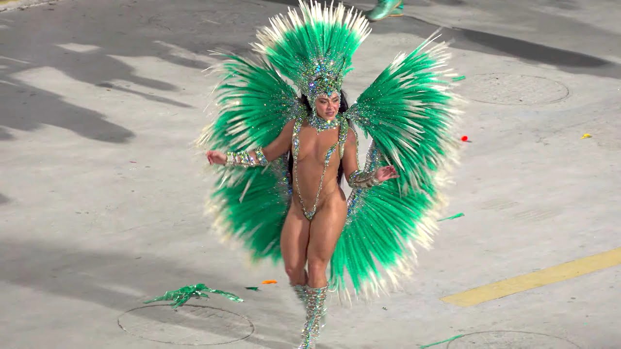 Mocidade 2024 - Rainha Fabíola de Andrade / Bateria / Ala das Passistas [4K-HDR]