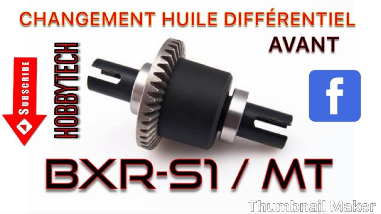 HOBBYTECH BXR-S1/MT - TUTO - changement huile différentiel avant