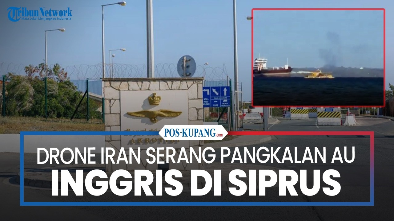 Drone Iran Serang Pangkalan AU Inggris di Siprus