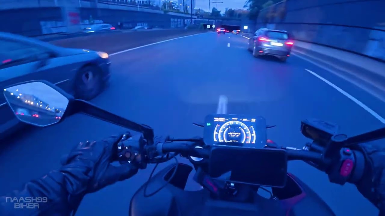 🏍️ DAILY RIDE : Retour du Taf en CF Moto NK800 à Paris 💨 | Motovlog Commute
