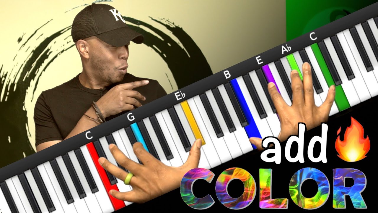 How to Add COLOR to Your Chords & Progressions | Neo Soul, RnB, & Gospel