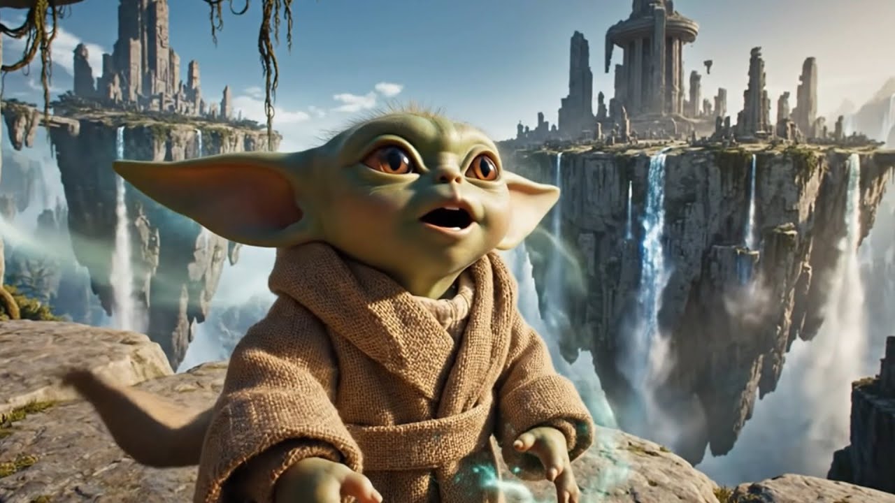Baby Yoda Explores a Forgotten Jedi Temple