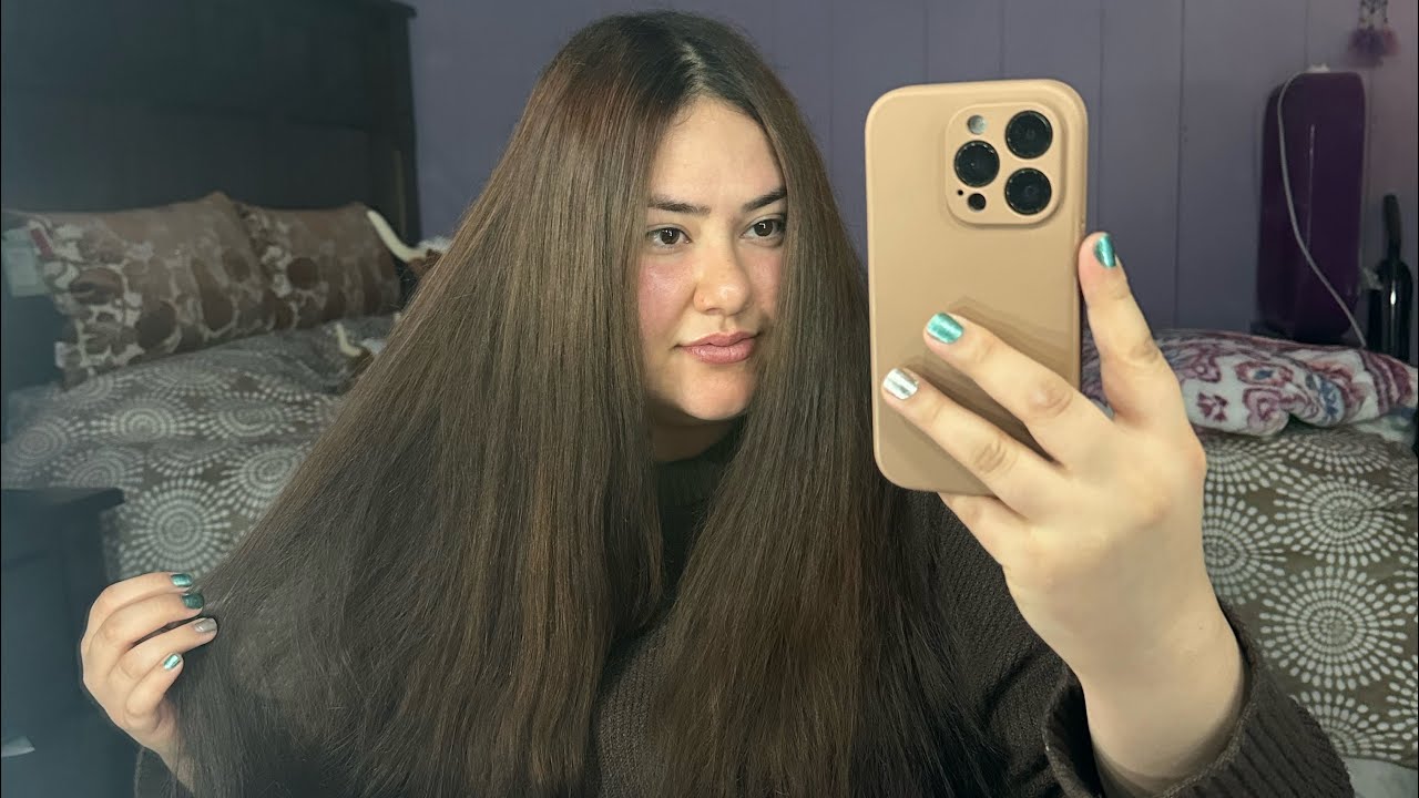 How I blow out my hair