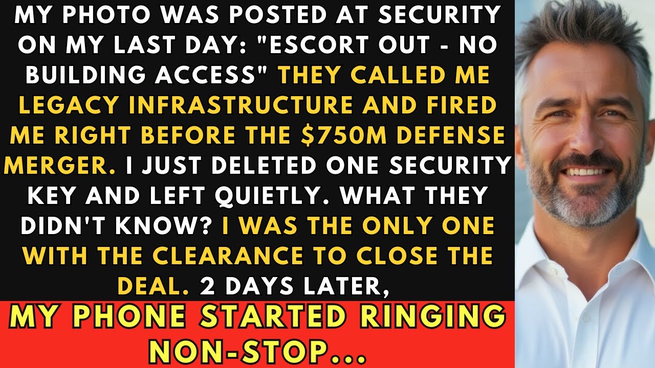 Termination Revenge: I Held the Security Key to Their $750M Merger Collapse