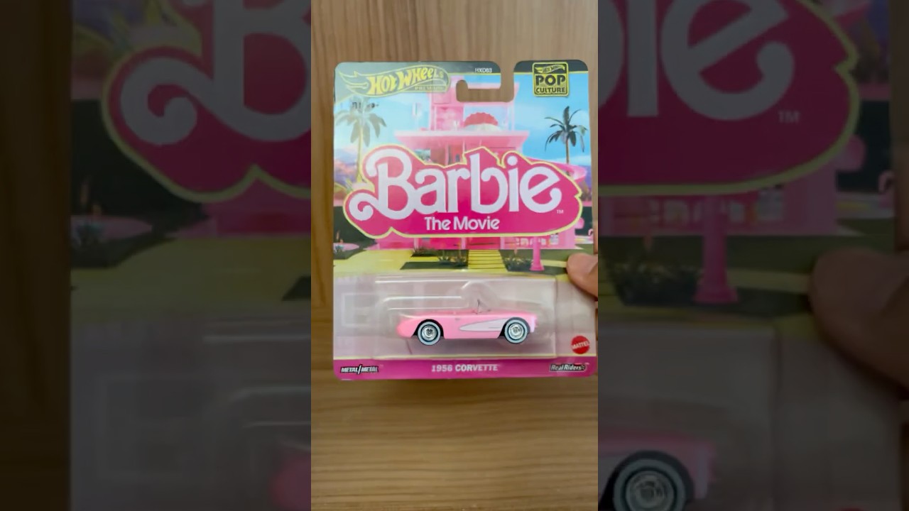1956 Corvette Barbie Hotwheels #hotwheels