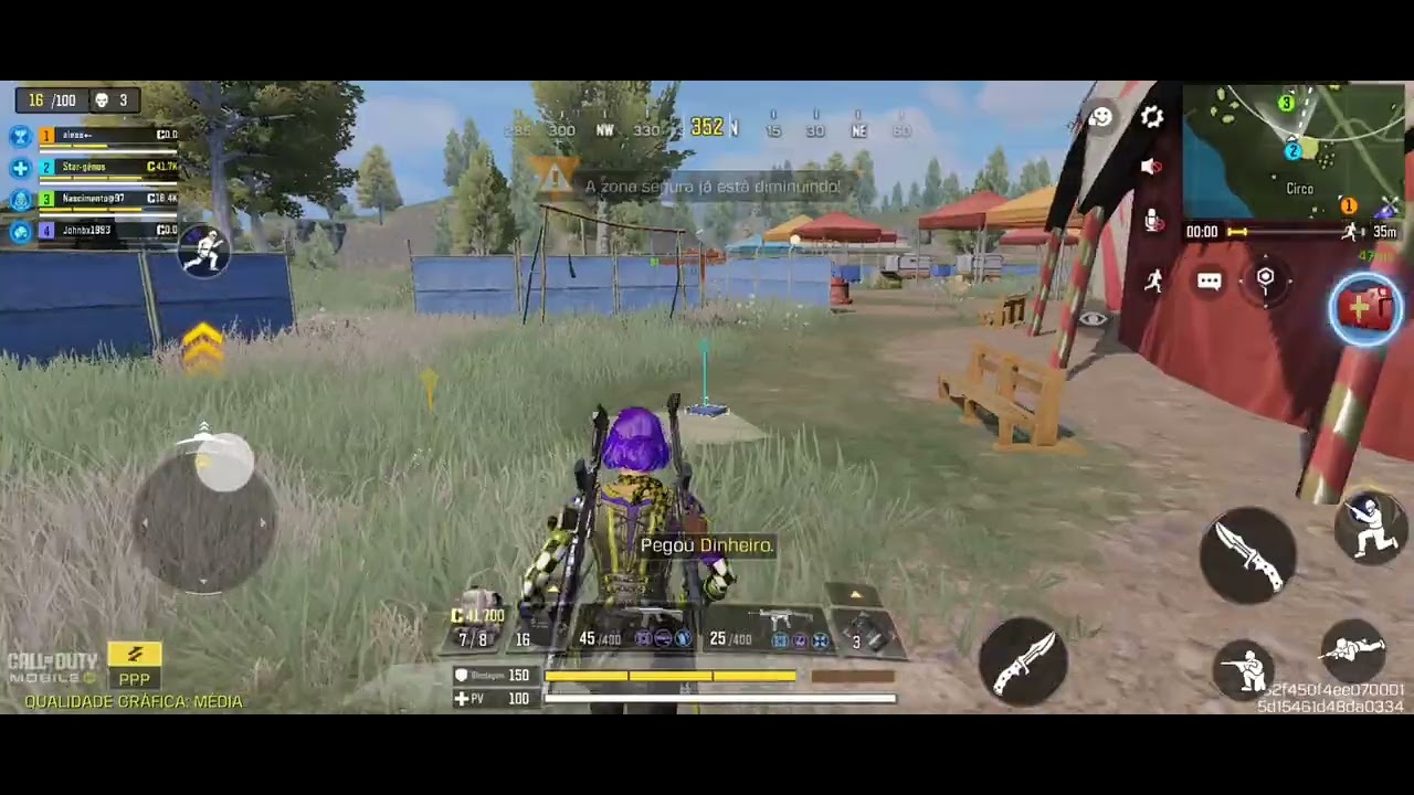 Primeira partida do dia com aleatórios - Call Of Duty Mobile