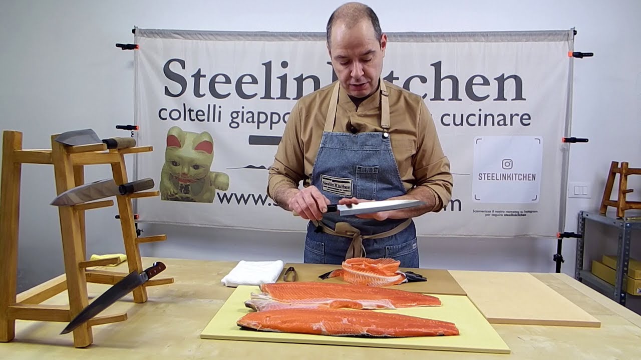 Tecnica Sukibiki: squamare con il coltello