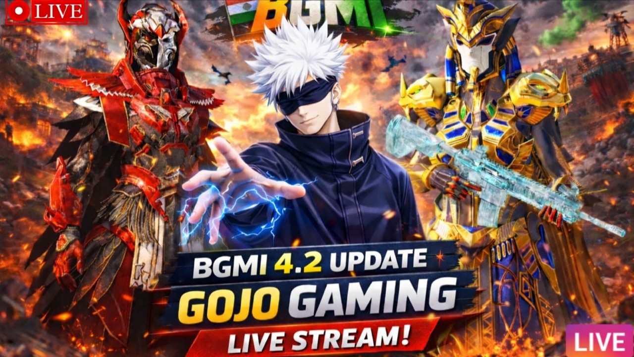BGMI LIVE STREAM | 4.2 UPDATE NEW EVENT | GOJO GAMING