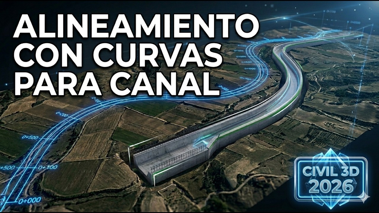 📐🌎Cómo trazar el alineamiento de un canal usando ortofoto en Civil 3D- 2026🔔