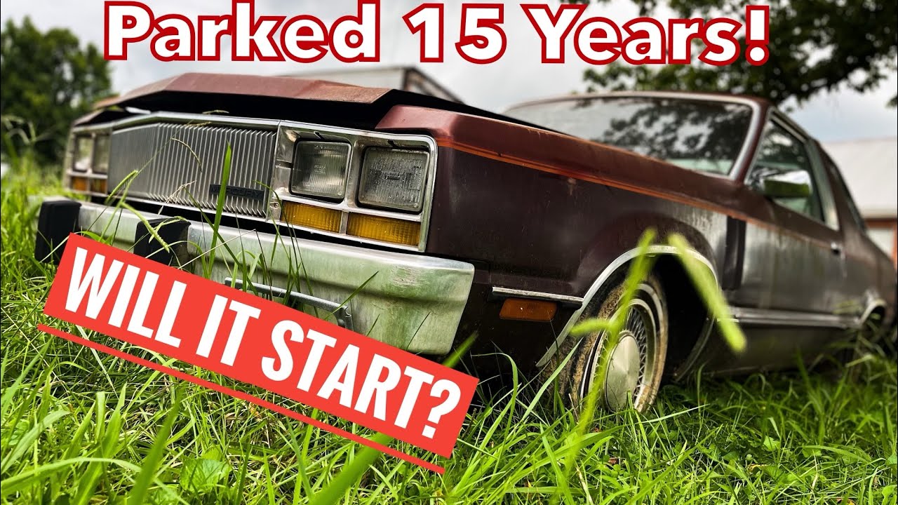 Survivor Grandma Car with bucket seats and a floor shifter! Parked for 15 years will it start?