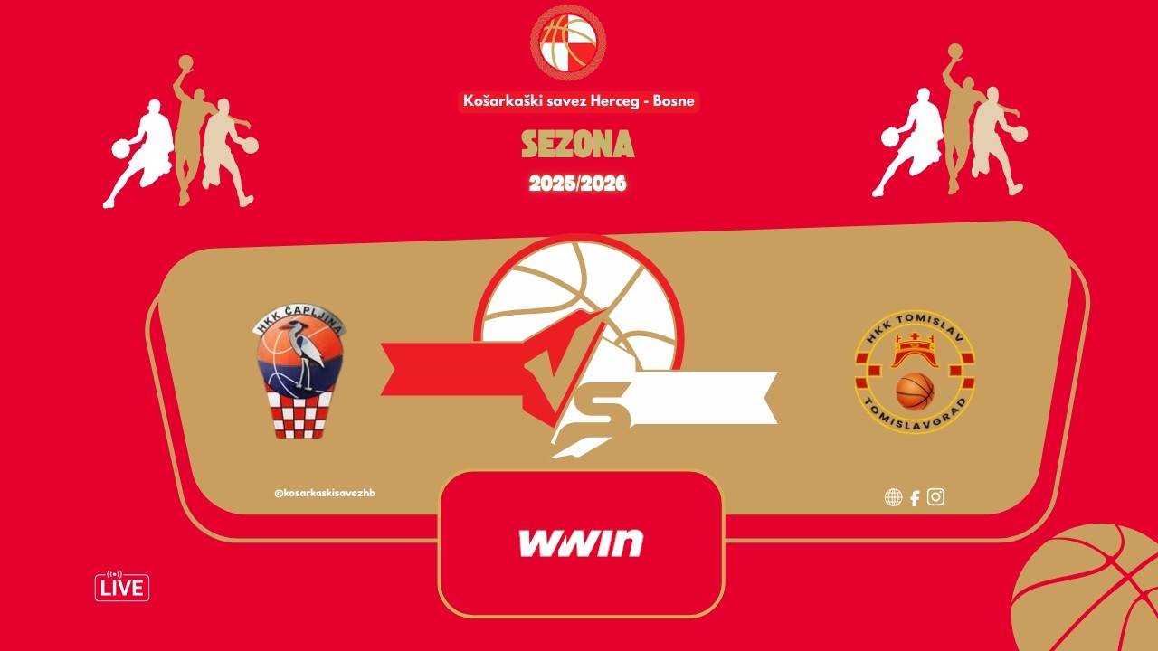 🔴 UŽIVO: HKK Čapljina vs HKK Tomislav JB | KSHB | Kolo 11 | 01.03.2026 | 19:00
