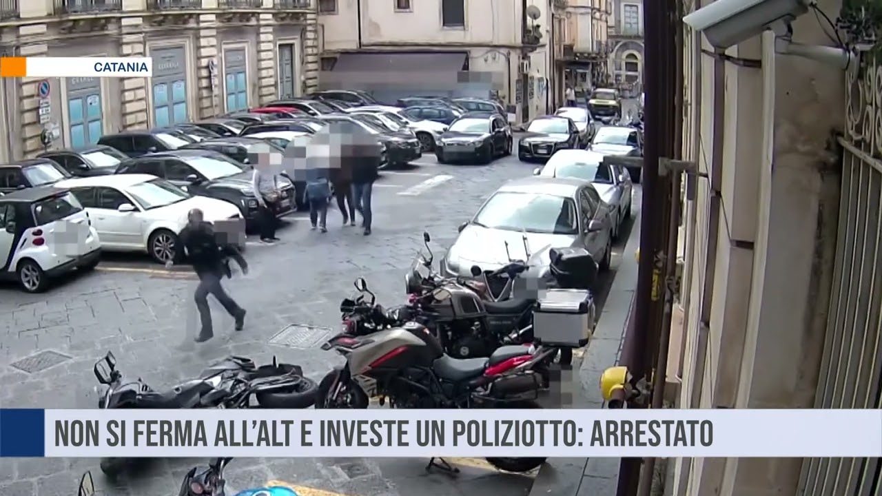Catania. Non si ferma all’alt e investe un poliziotto: arrestato