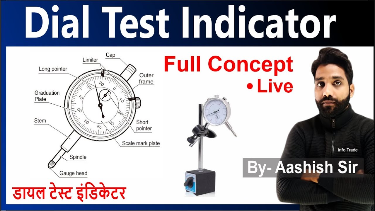 Dial Test Indicator  डायल टेस्ट इंडिकेटर Full Concept Live Class By - Aashish Sir