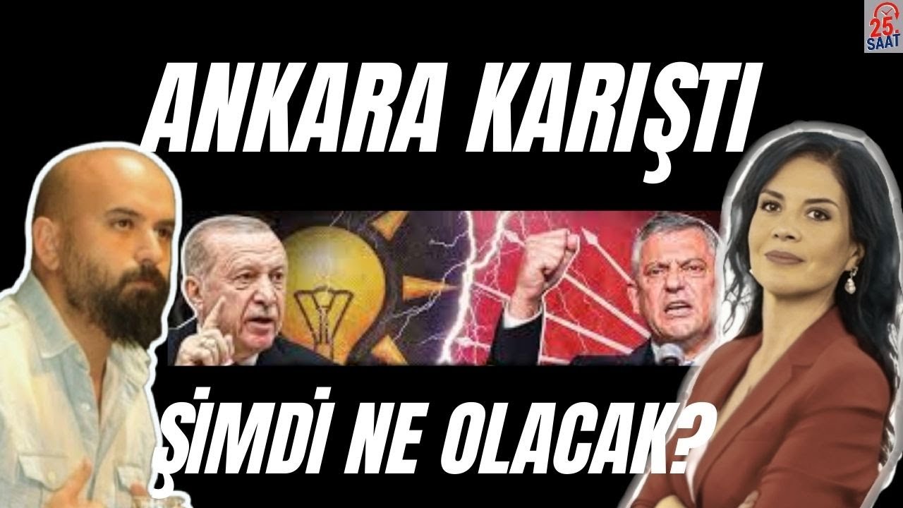 ANKARA KARIŞTI İSTİFANIN ARDIN DAN NE YAŞANDI #canlı #özgürözel #erdoğan #seçim